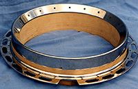 Banjo rim and flange