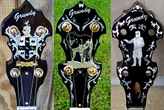 Grundy Banjos Pegheads